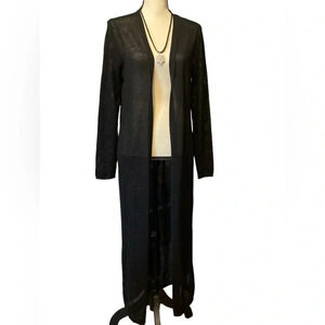 Express fine fishnet duster